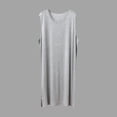 thumbnail image 1 of Men's Sleeveless Loose Fit Ice Silk Robe for Home and Sleep, 1 of 9