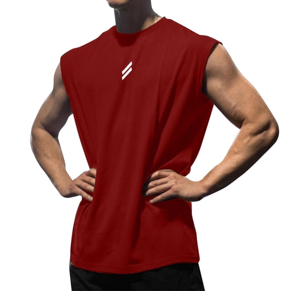 Men's Sleeveless Muscle Tank Top Athletic Gym Workout Sportwear Vest