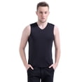 thumbnail image 1 of Men's Sleeveless Tank Top Quick Dry Muscle t Shirts Gym Workout Bodybuilding Running Tech Tops, 1 of 3