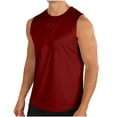 thumbnail image 1 of Men's Sleeveless Workout Swim Shirt Quick Dry Athletic Running Gym Muscle Beach Tank Top Undershirts Vest, 1 of 5
