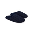 thumbnail image 1 of Men's Slide Slippers with Cozy Fuzzy, Slips On Fall  Winter House Shoes Memory Foam House Shoes Slippers with Indoor Outdoor Anti-Skid Rubber Sole, 1 of 8