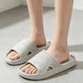 thumbnail image 1 of Men's Slides, Womens Slides, Unisex Indoor Slippers, Soft EVA House Slippers, Open Toe Summer Slippers for Indoor Outdoor All‑Season Household Daily Wear Gray, 1 of 4