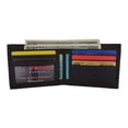 thumbnail image 1 of Men's Slim Bifold RFID Blocking Premium Genuine Leather Credit Card ID Wallet by Swiss Marshall, 1 of 23