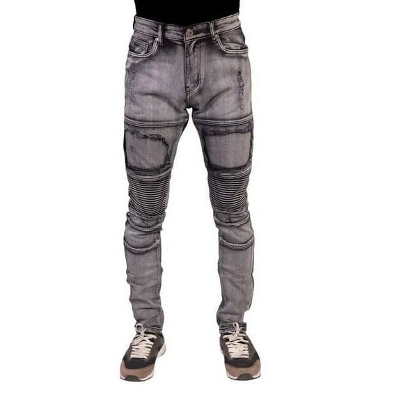Men's Slim Casual Denim Jeans Pants Denim 32