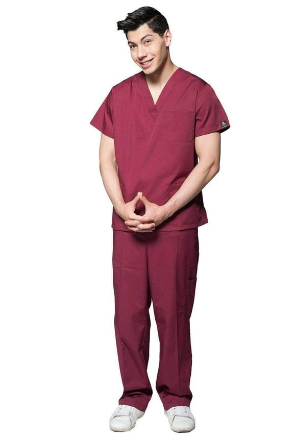 Men's Slim Fit 8 Pocket Uniform Scrubs - Style 103
