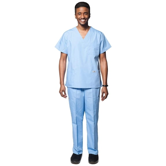 Men's Slim Fit 8 Pocket Uniform Scrubs - Style 103