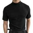 thumbnail image 1 of Men's Slim Fit Basic Turtleneck T Shirts Casual Knitted Pullover Sweaters, 1 of 5