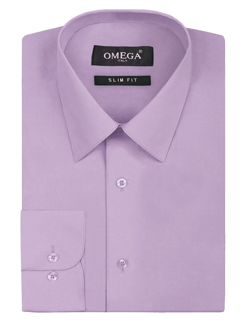 slim fit dress slacks Men's Slimfit Microfiber Tuxedo Dress Shirt White Laydown Collar, Non –  OmegaTux main image 0