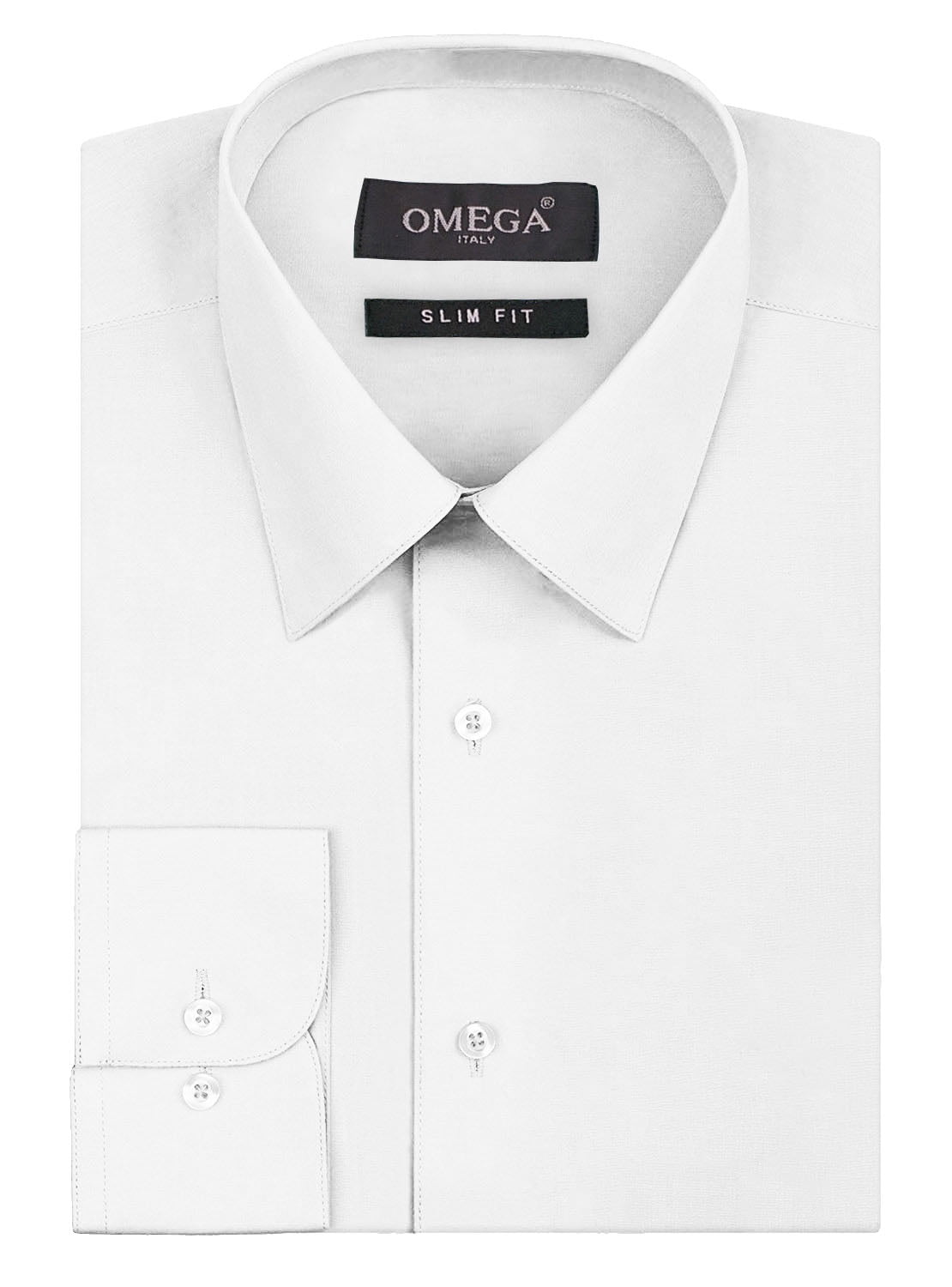 men's dress shirt 16 34/35 slim fit Modena Slim Fit Dress Shirt, 17 36/37 / White