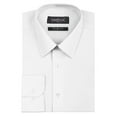 thumbnail image 1 of Men's Slim Fit Button Up Long Sleeve Solid Dress Shirt - White - M (15-15.5) 34/35 sleeve, 1 of 5