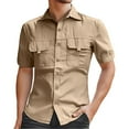 thumbnail image 1 of Men's Slim Fit Casual Button Down Shirt Comfortable Breathable Daily Wear Stylish Versatile Classic Design, 1 of 9