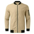 thumbnail image 1 of Men's Slim Fit Casual Jacket Lightweight Stylish Outdoor Windbreaker Comfortable Breathable Fashionable, 1 of 2
