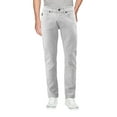thumbnail image 1 of Men's Slim Fit Casual Skinny Jeans Straight Leg Stretch Cotton Denim Pants (White, 38 x 30), 1 of 4