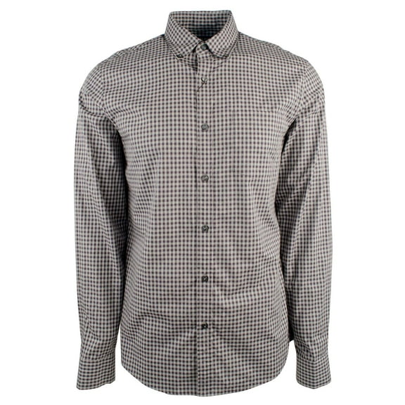 Men's Slim Fit Check Long Sleeve Shirt FP Small
