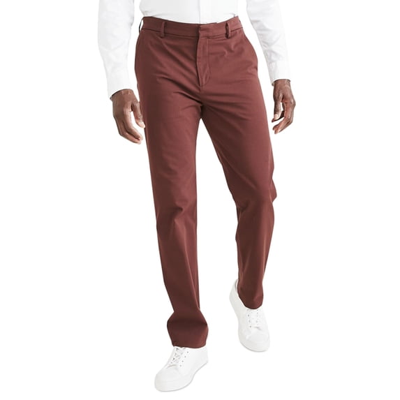 Men's Slim-Fit City Tech Trousers Bitter Chocolate 34x32