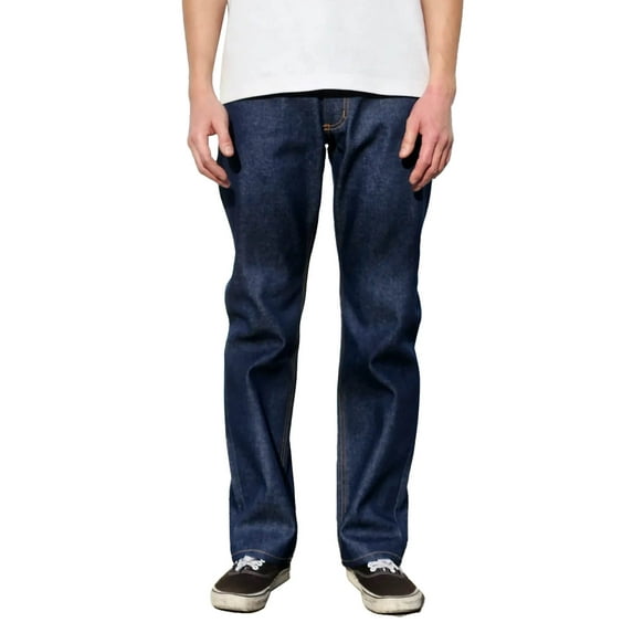 Men's Slim Fit Classic 100% Cotton Denim Jean Pants MADE IN U.S.A (Denim Light Blue, 30)