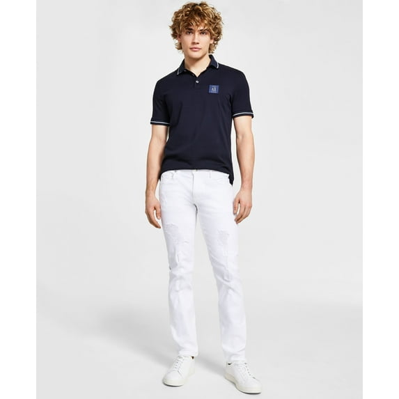 Men's Slim-Fit Core Denim Jeans White 33x32