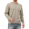thumbnail image 1 of Men's Slim Fit Crewneck Pullover Sweatshirt Long Sleeve Basic Top Soft Breathable Fabric For Daily Wear, 1 of 4