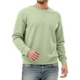 thumbnail image 1 of Men's Slim Fit Crewneck Pullover Sweatshirt Long Sleeve Basic Top Soft Breathable Fabric For Daily Wear, 1 of 4