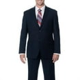 thumbnail image 1 of Men's Slim Fit Dark Navy 2-Button Cheap Priced Business Dark Blue Suit, 1 of 1