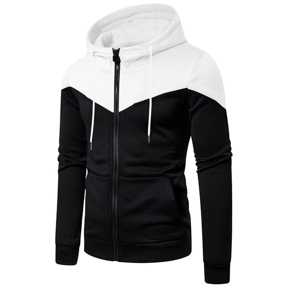Men's Slim Fit Hooded Sweatshirts Casual Fashion Mens Hoodies Long-sleeved Sports Coats Outerwear,Size M-3XL