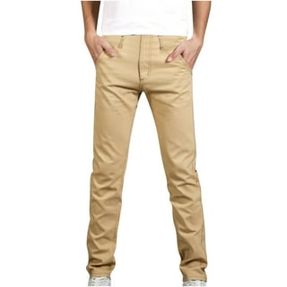 Skinny Khaki Cargo Pants