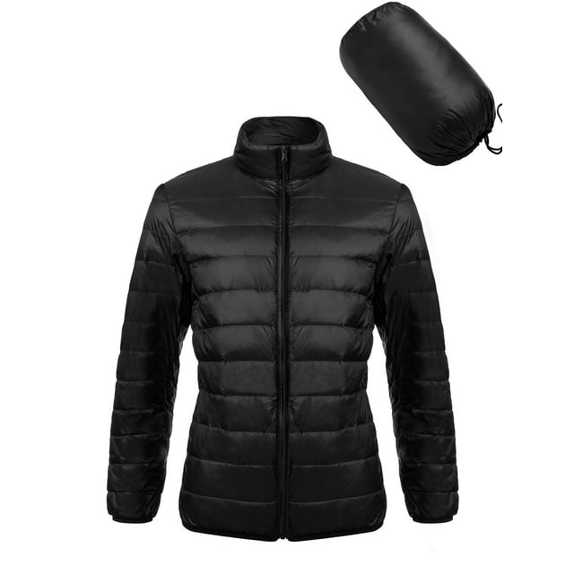Men's Slim Fit Lightweight Zip Insulated Packable Down Puffer Jacket Packable Water-Resistant Rain Coat Puffer Jacket (Standard 2XL and Big & Tall )
