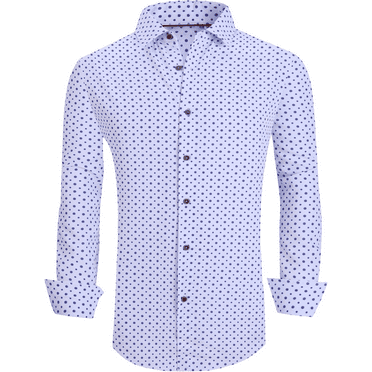 Men's  Slim Fit Long Sleeve Casual Button Down Dress Shirt
