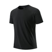 Mens Slim Fit Modal T-Shirt Black S 34"-36"