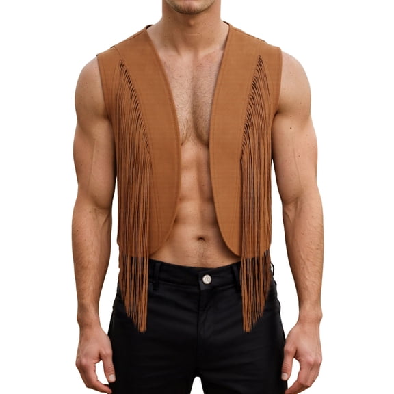 Men's Slim Fit Outerwear Vest Casual Solid Color Fringe Spring Summer Daily Wear Home Party Wedding Banquet Outfits puffer jacket men