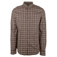 thumbnail image 1 of Men's Slim Fit Plaid Print Long Sleeves Shirt-C-XX-Large, 1 of 4