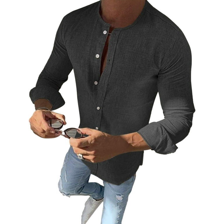 Round neck formal shirts top