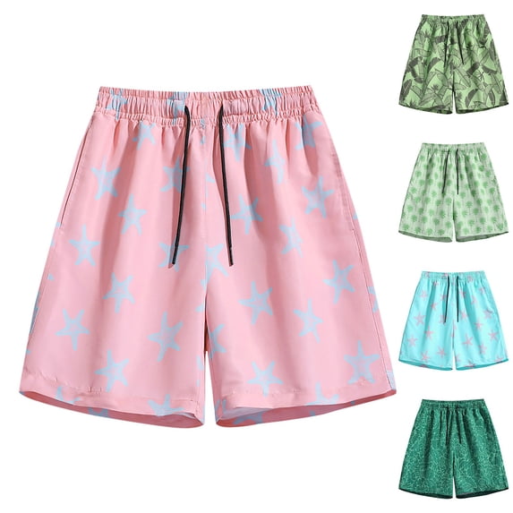 Men’s Slim Fit Seven Inch Swim Shorts Mesh Liner Bathing Suit Bottoms