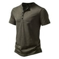 thumbnail image 1 of Men's Slim-Fit Short Sleeve Round Neck Tee, Casual Solid Cotton T-Shirt, 1 of 9