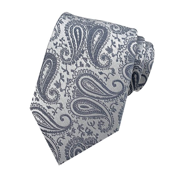 Men‘s Slim Fit Silk Touch Necktie - Classic Design for Wedding Party, Business Meetings and Formal Wear