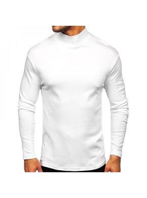 Pull Col Roulé Imitation Pour Homme - T-shirt à Manches Longues Ultra Doux Et Chaud Pour L'hiver