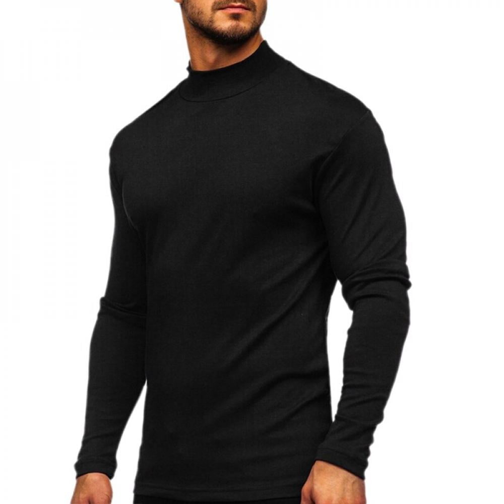 Derminpro Herren Turtleneck Pullover Slim Fit – Langarm, Leicht, Aus 65% Polyester, 35% Baumwolle