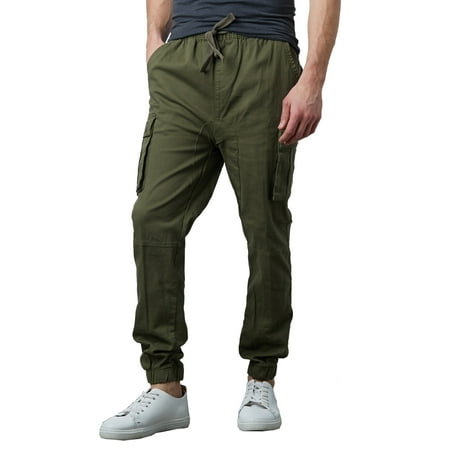 Men's Slim Fit Stretch Cargo Jogger Pants