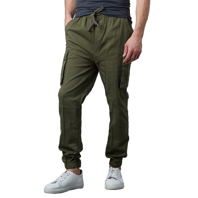 Men's Slim Fit Stretch Cargo Jogger Pants