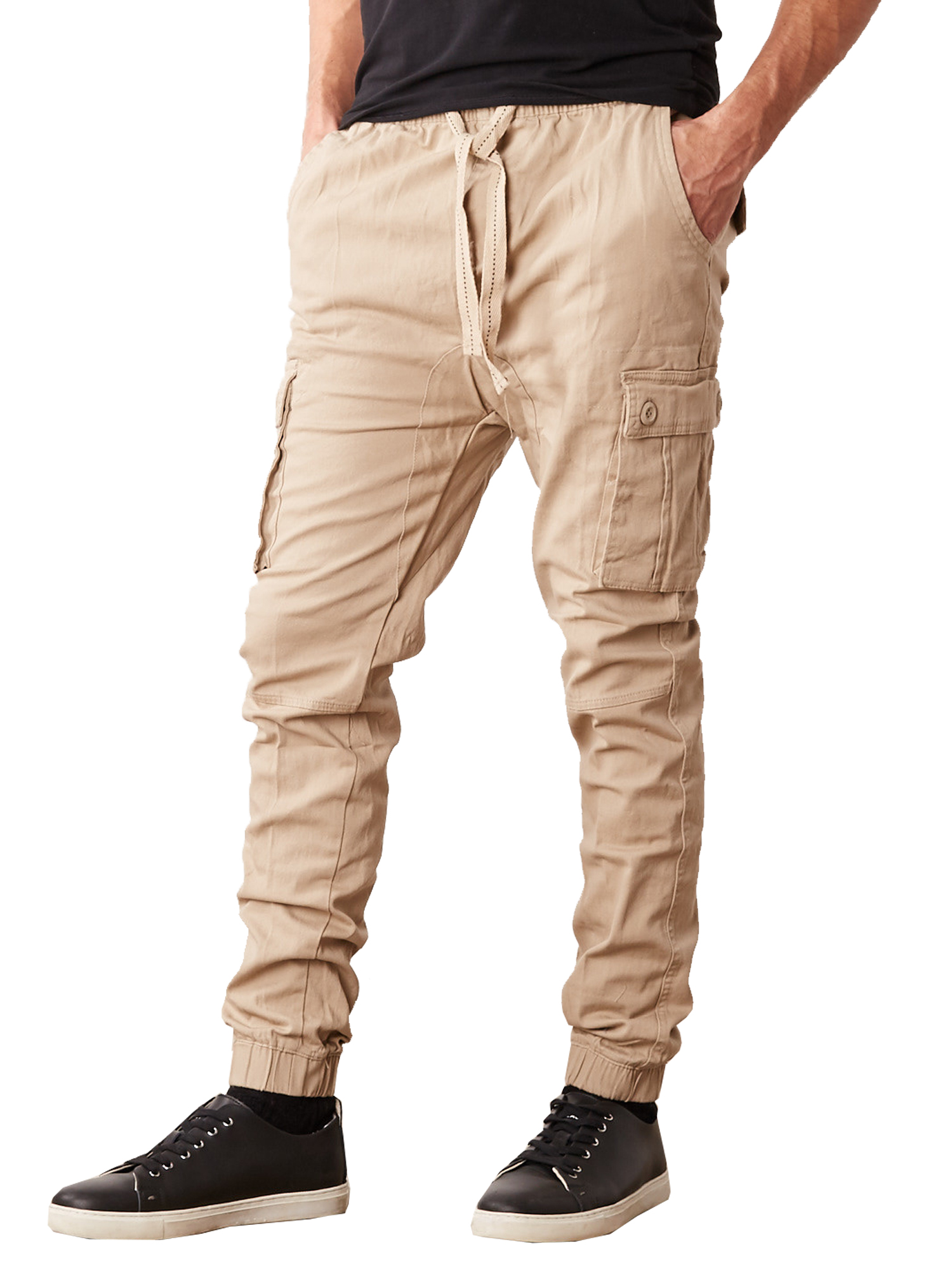 CHANGMOO Mens Stretch Work Pants 2024 Summer New Style Cargo Pants