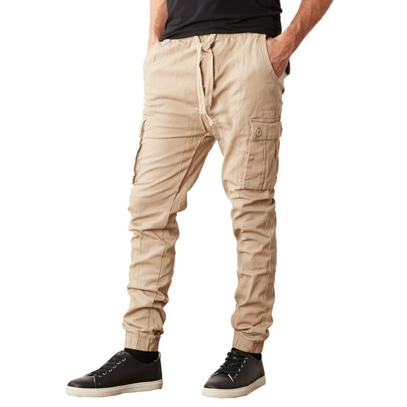 Men's Slim Fit Stretch Cargo Jogger Pants