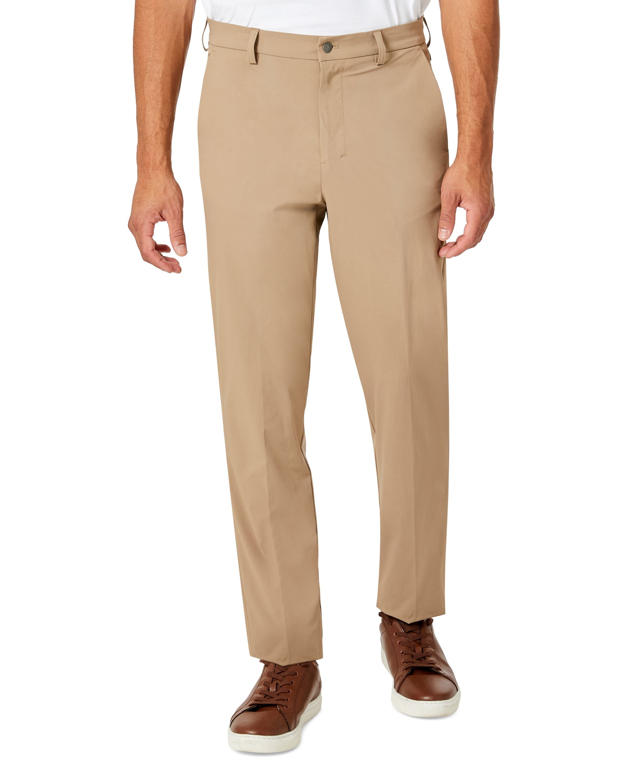 men's slim fit tech solid performance dress pants Slim Fit Tech 2.0 Suit Pant – Perry Ellis