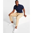 thumbnail image 1 of Men's Slim Fit Tech Solid Performance Dress Pants Khaki 32x32, 1 of 2