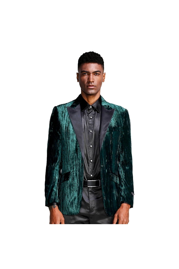 Men's Slim Fit Textured Sportcoat Blazer Only