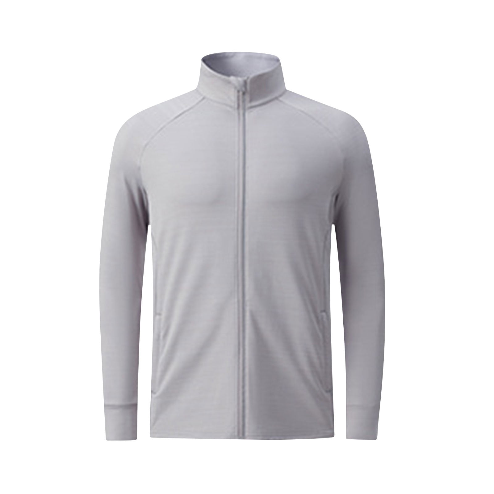 Men's Slim Fit Track Jackets Full Zip Running Athletic Workout Lightweight  Breathable Sports Active Training Jacket - Walmart.com, image size:1600x1600