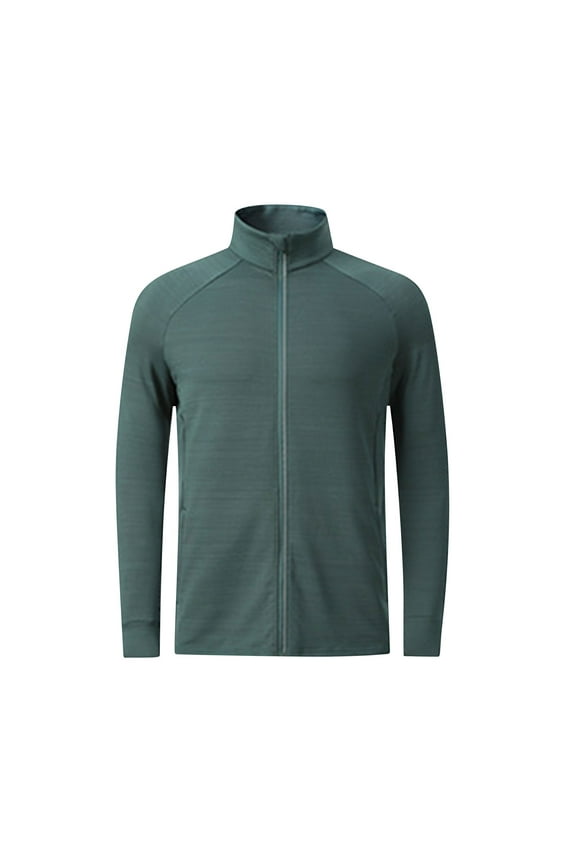 Men's Slim Fit Track Jackets Full Zip Running Athletic Workout Lightweight Breathable Sports Active Training Jacket