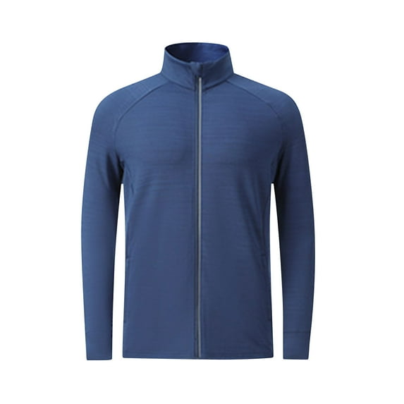 Men's Slim Fit Track Jackets Full Zip Running Athletic Workout Lightweight Breathable Sports Active Training Jacket