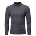 thumbnail image 1 of Men's Slim Fit Turtleneck Sweater Casual Twisted Knitted Pullover Sweaters, 1 of 5