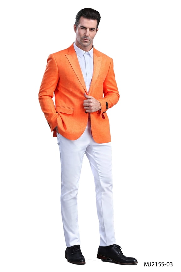 Men's Slim-Fit Tuxedo Sport Coat w/ Peak Lapel