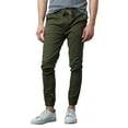 thumbnail image 1 of Men’s Slim-Fit Twill Jogger Pants, 1 of 6